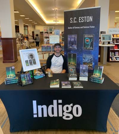 Book signing at the Chapters in Moncton